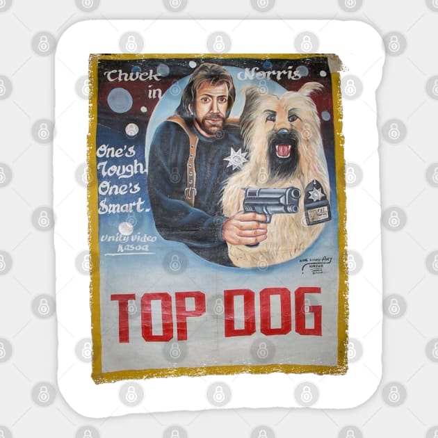 Top Dog Sticker by GarfunkelArt